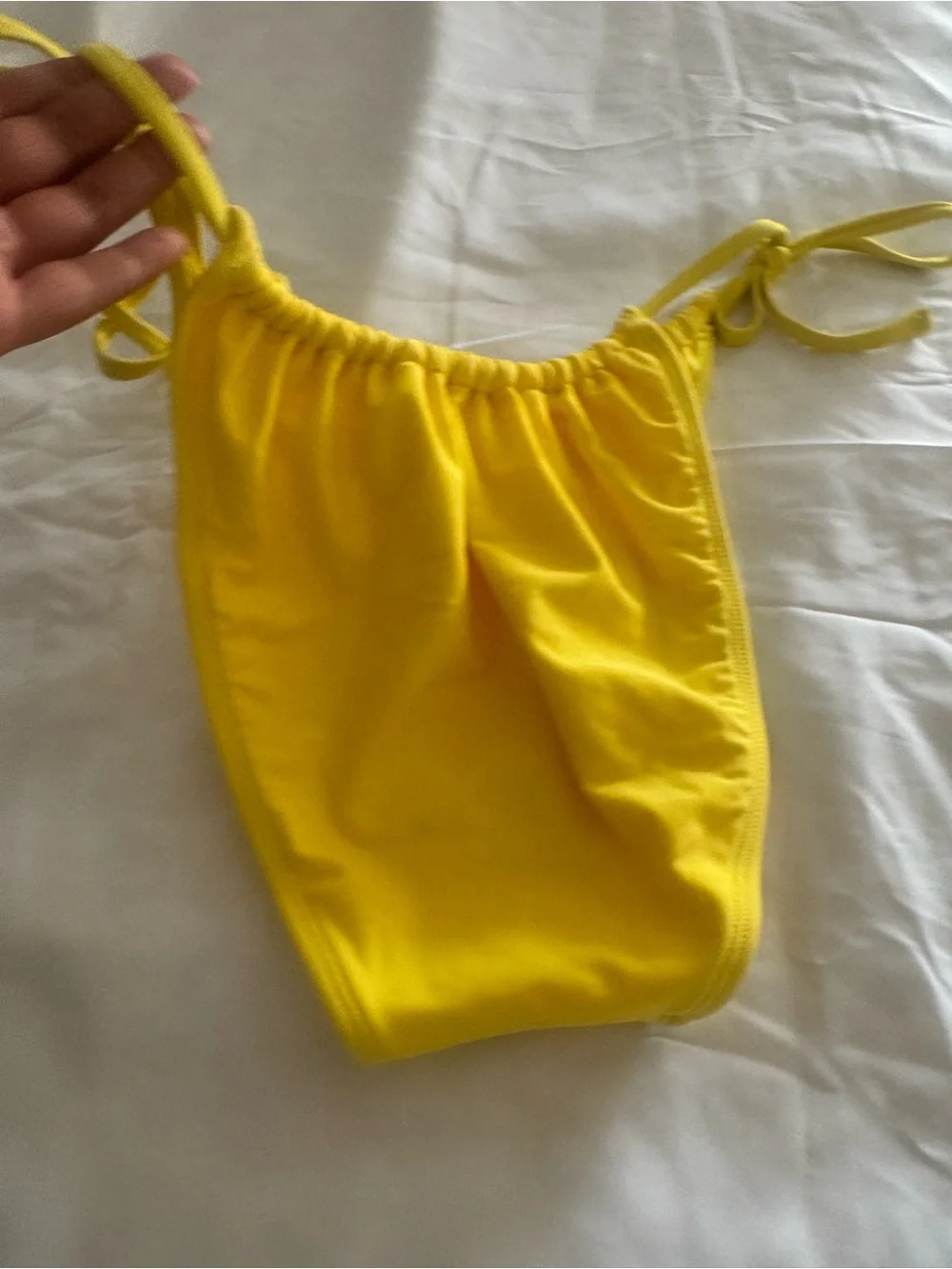 Yellow -bikini Swim Bottoms